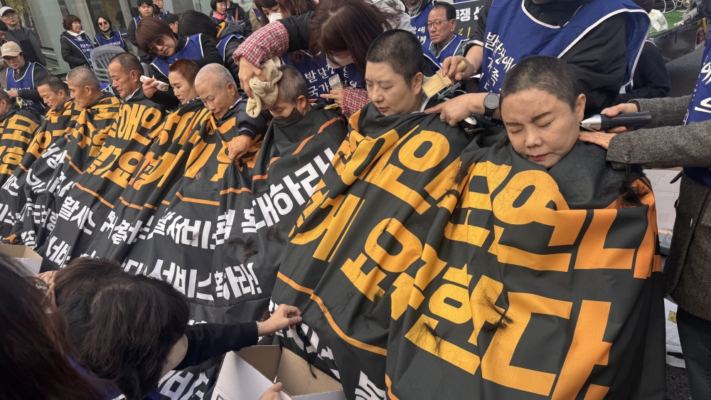 2024. 11.19  발달장애인 권리보장 국가책임제  예산투쟁 삭발식